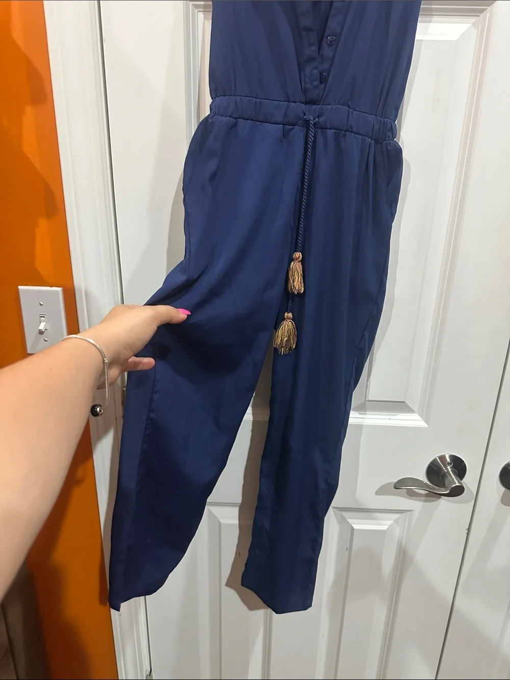 N/A sleeveless navy